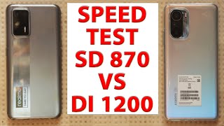Realme x7max vs Mi11x Speed Test || BGMI  Test  sd870vs Dim 1200