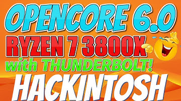 RYZEN 7 3800x Opencore 0.6.0 Hackintosh w/THUNDERBOLT! | Video Editing & Music Production Benchmarks