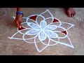 32 dots  avani madham beautiful special flower  rangoldhana creative rangoli