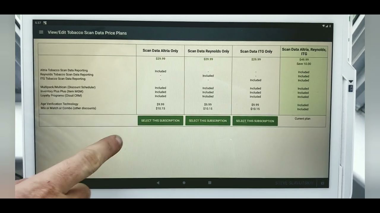 Scan Data Complete Solution for Clover POS Compatible with any Clover model