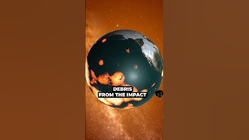 De planeet die op de aarde botste en de maan vormde. #maan #aarde #theia #ruimte #kosmos