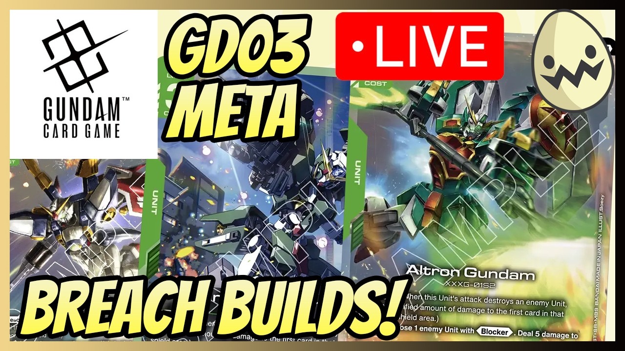 Gundam Card Game: GD03 Breach Testing!