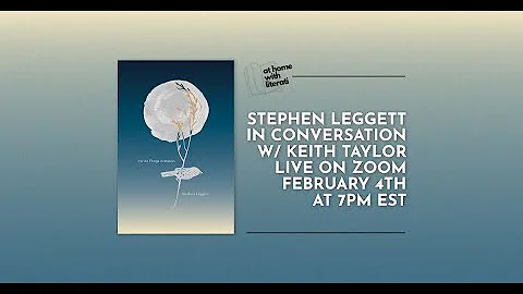 At Home with Literati: Stephen Leggett & Keith Tay...