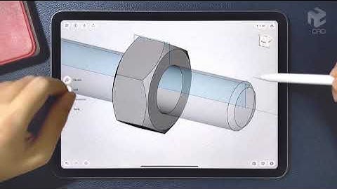 Modeling nuts and bolt in shapr3d