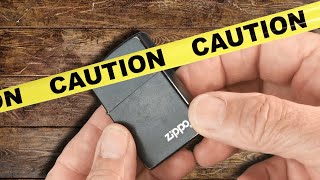 🔥 WARNING! ZIPPO butane insert PROBLEM  🔥