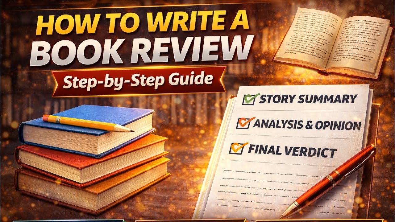 📘 How to Write a Book Review – Short Guide | Full Explanation | Step-by ...