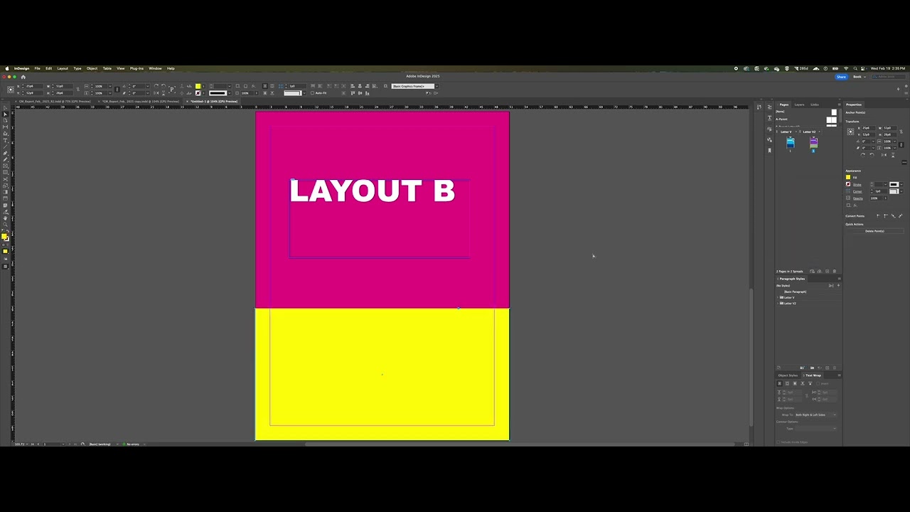 Exporting Adobe Indesign Alternative page Layout - YouTube