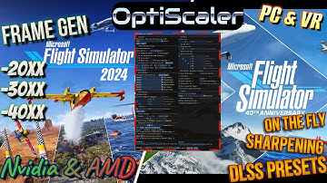 MSFS2020 & MSFS2024 *BEST* DLSS TOOL- FPS+, Clarity+, Performance+ Full tutorial-Time Stamped