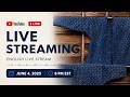 Sashiko Live Streaming - June 4th at 8:00 pm EST. 英語での定期刺し子配信です。