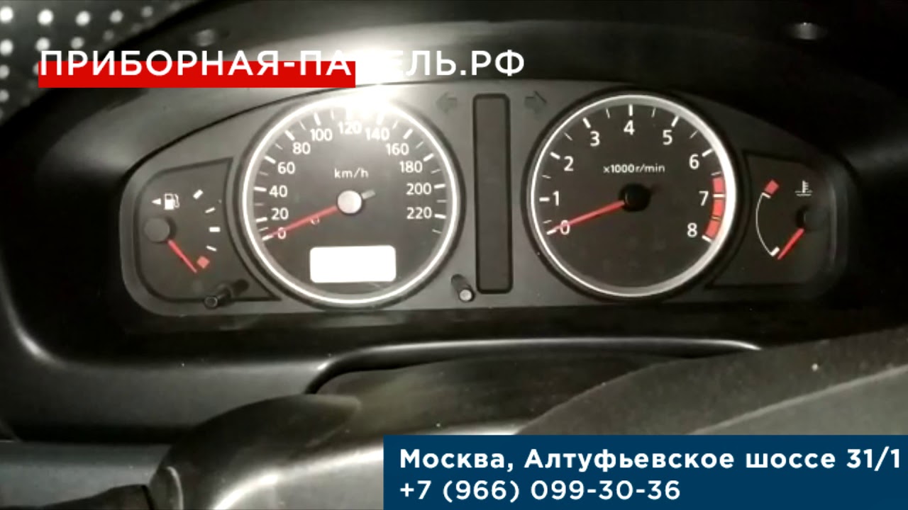 При включении поворотника не работает приборная панель Nissan Almera ...