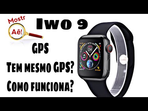 IWO 9 Usando o GPS Função Esporte e sincronizando os dados com o aplicativo. Relógio IWO9