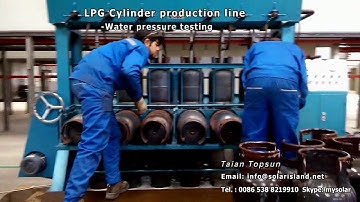 LPG cylinder Water pressure testing machine