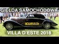 Złomnik: giełda samochodowa w Villa d'Este 2018