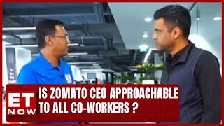 How Is Zomato's CEO Deepinder Goyal's Workstation? Exclusive On ET Now | News