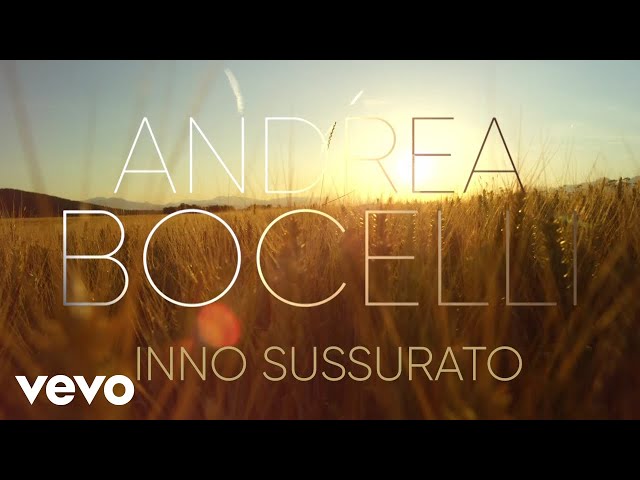 Andrea Bocelli - Inno Sussurato (Visualiser) class=