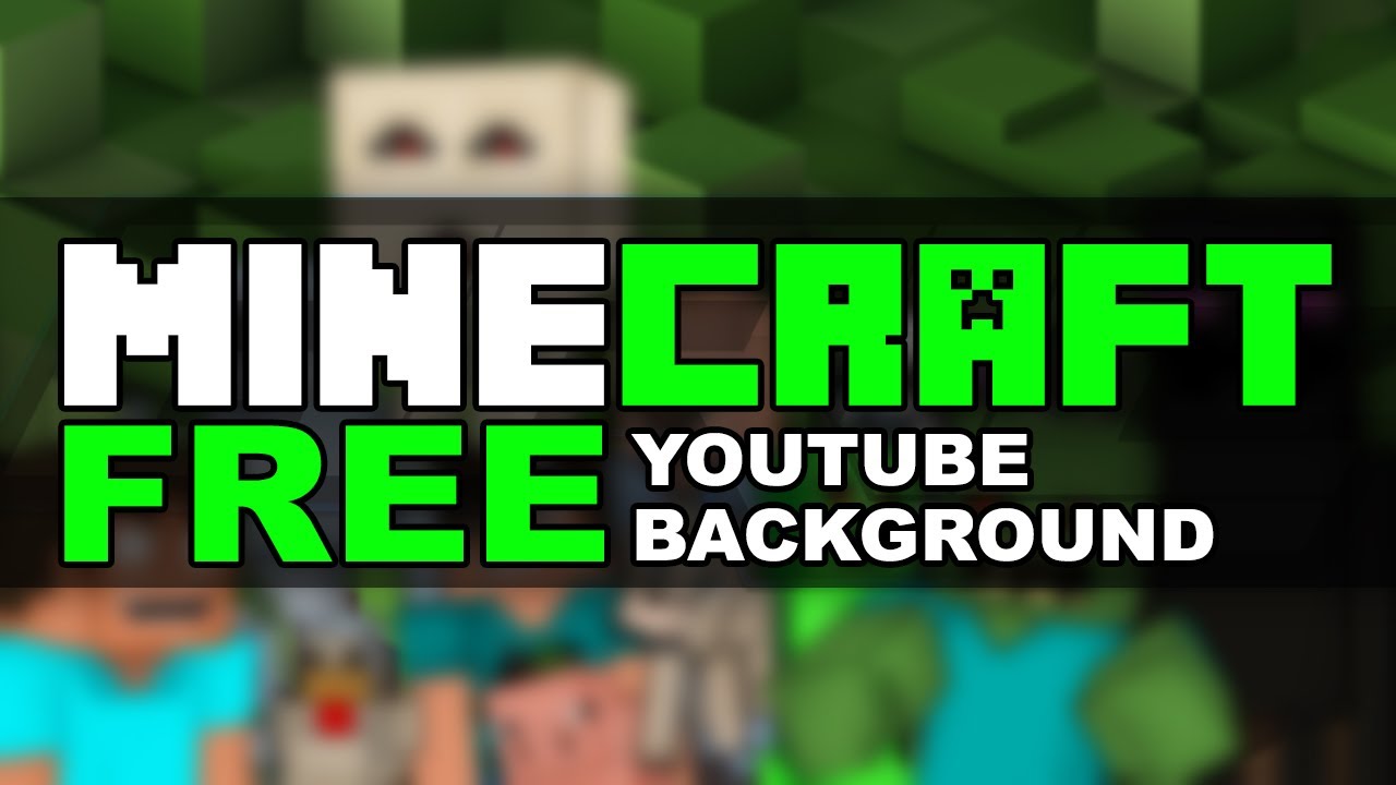 Free Youtube Banner Minecraft Channel Art Youtube