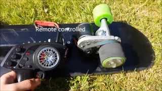 Electric Skateboard prototype complete
