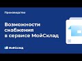 Снабжение и управление запасами для небольшого производства