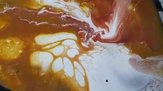 196 Bloom technique - Acrylic pour painting - Dutch Pour - Fluid painting - Fluid art new techniques