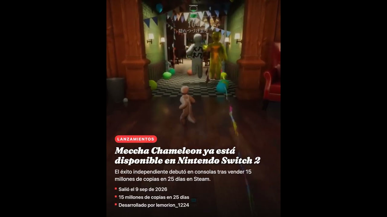 Meccha Chameleon ya está disponible en Nintendo Switch 2