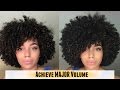 How I Achieve MAJOR Volume! | Natural Hair