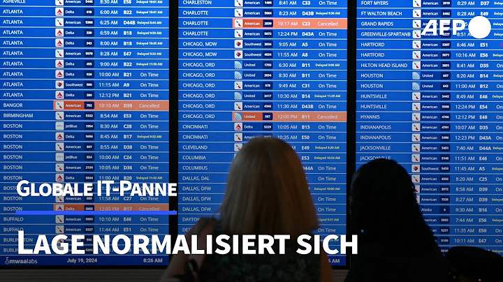 Globale IT-Panne: Lage normalisiert sich | AFP