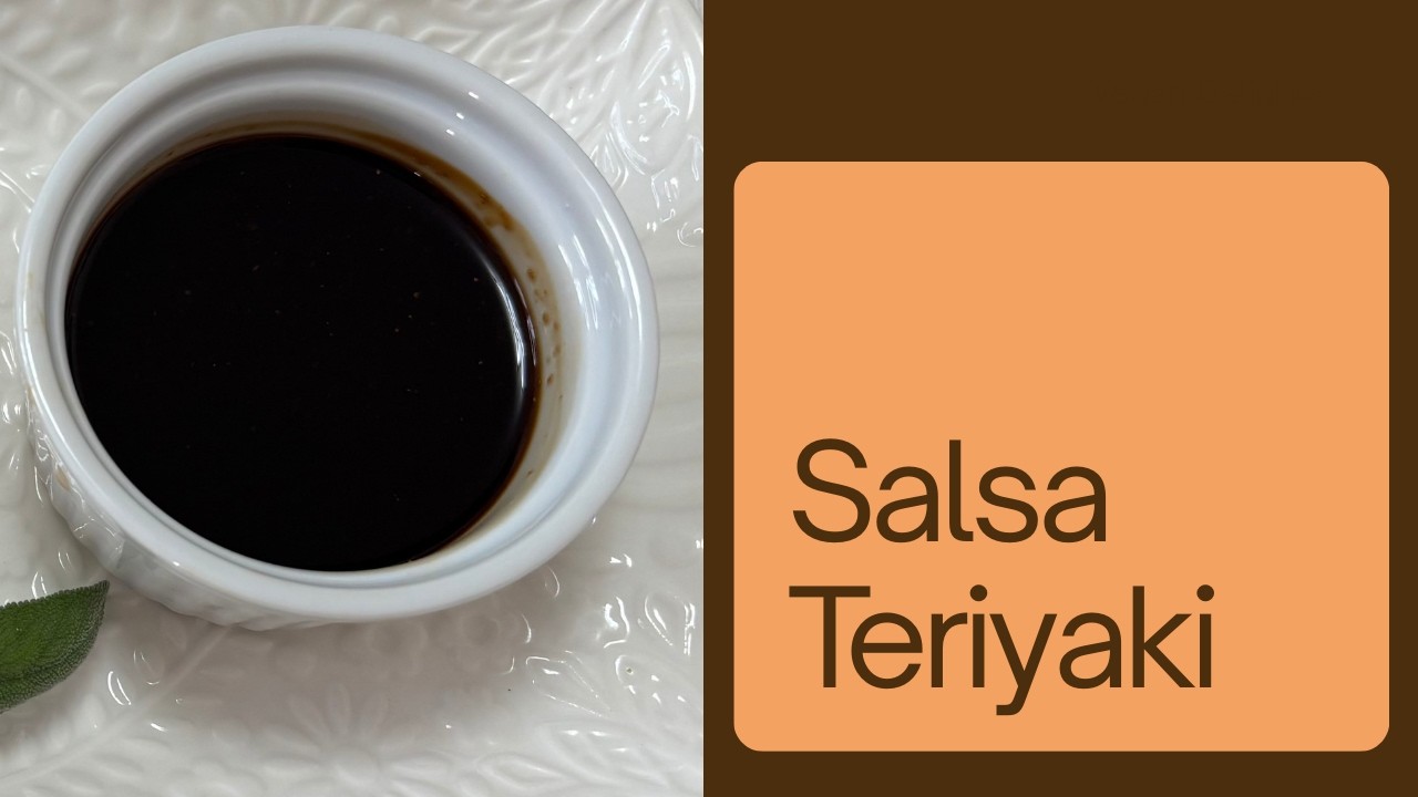 Salsa Teriyaki Vegana Senza Glutine | Pronta in 5 Minuti (Facilissima)
