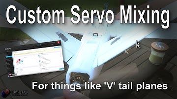 Setting up custom servo mixes in iNav (or Cleanflight/Betaflight) for V Tail
