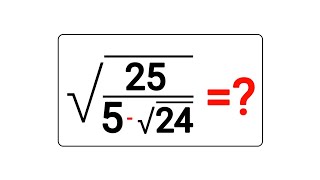 A Nice Square Root Problem | Olympiad Mathematics