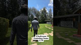 THEY BUILT A BEAUTIFUL 2 BEDROOM CONTAINER HOUSE @1.7M ONLY #nanyuki #CONTAINERHOME