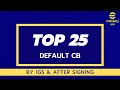 Efootball 2023  ranking top 25 cb  by ingame stats after signing in dream team