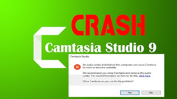 camtasia studio 9 an audio crash error fix