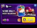 Score rally mighty mushrooms 65000 solo challenge match masters 