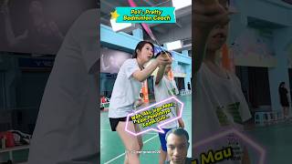 Pretty Badminton Coach badminton funnybadminton shorts
