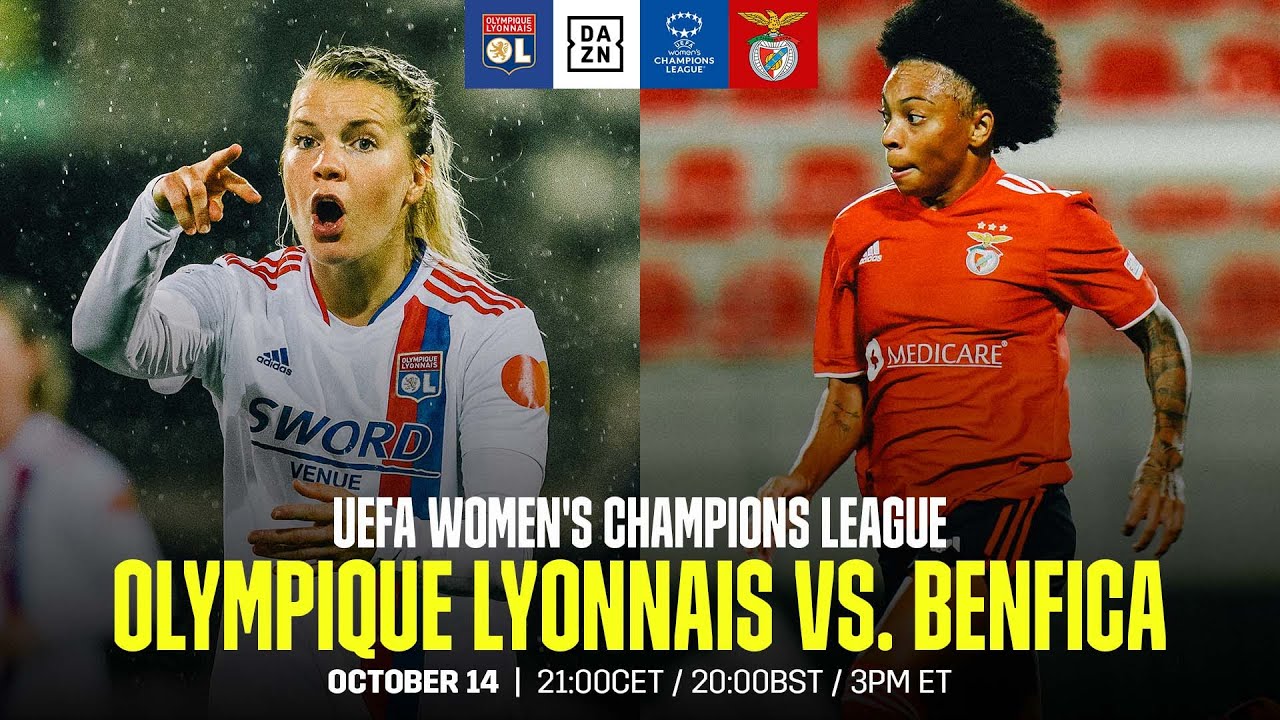 LYON VS. BENFICA | UEFA WOMEN’S CHAMPIONS LEAGUE MATCHDAY 2 LIVESTREAM