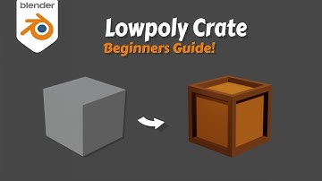 How To Model A Lowpoly Crate In Blender