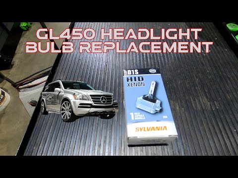Mercedes-Benz GL450 Headlight Bulb Replacement