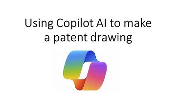 Using Copilot AI to make a patent drawing