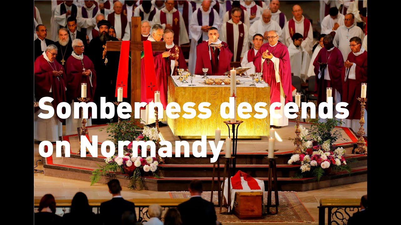 Thousands mourn murdered French priest at his funeral YouTube
