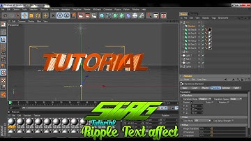 Rippled Text In Cinema4D Turorial By SWAG