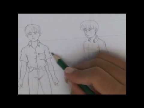 COMO DESENHAR MANGA ROTAÇÃO DO PERSONAGEM PART2