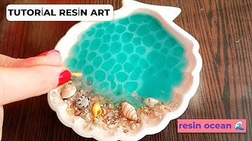 How to Create a Resin Ocean by Light Reflection Effect | Epoxy Resin Art