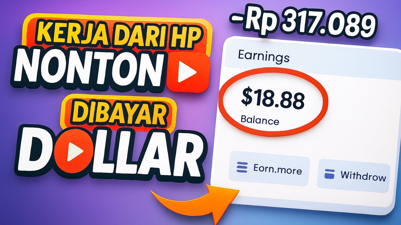 RATING BAGUS!! CARA DAPAT UANG DARI RUMAH LEWAT HP | WEBSITE PENGHASILAN UANG (2026)