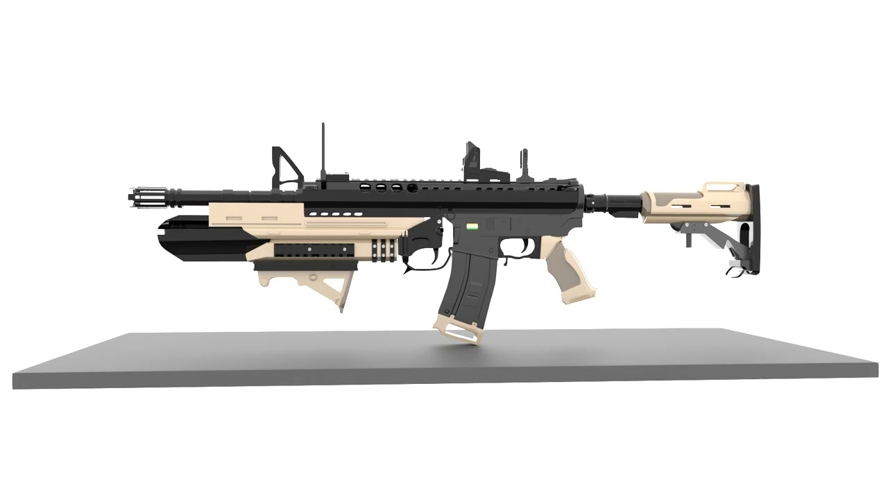 assault rifle 3d model