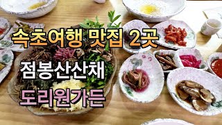 속초여행 맛집, 점봉산산채 도리원가든