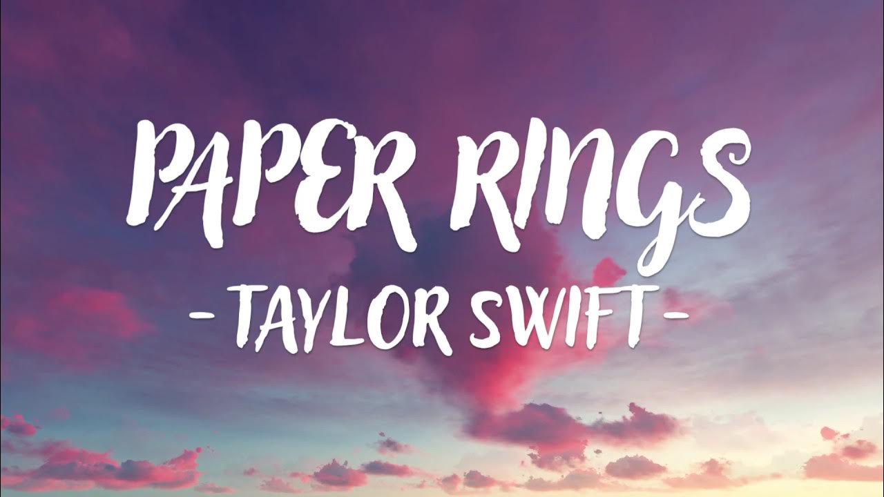 Paper rings taylor
