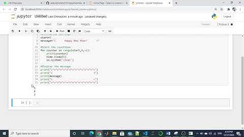 Happy New Year | Happy New Year Code in Python | Python | BookMan