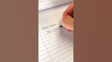 [Handwriting Math challenge] Conquering LaTex: Fourier Transform in Computer-Like Script