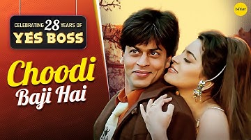 Choodi Baji Hai -HD VIDEO | Shahrukh Khan & Juhi Chawla | Yes Boss | 90
