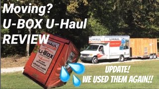 REVIEW *UPDATE* for UBOX UHaul Boxes Pods Moving Long Distance Move | Moving Out of State